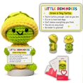 thumbnail image 1 of Figura de juguete Gossby hecha a mano con forma de tortuga positiva, regalo a ganchillo, 1 of 8