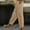 *Khaki, variant on Pxiakgy Cropped Pants for Women Pocket Cotton Linen Fashion Solid Color Pants Casual Long Pants Black 3Xl