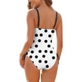 thumbnail image 4 of Women's Polka Dot One Piece Swimsuits Tummy Control Bathing Suits Vintage Retro Push Up Swimwear 2026, M, 4 of 4