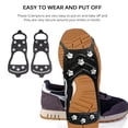 thumbnail image 4 of Advancent 1 par de abrazaderas para zapatos de hielo con 8 y 8 clavos Escalada METRO Advancent OD009569-01, 4 of 6