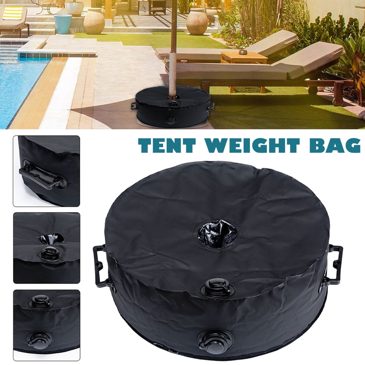 Everso Heavy Duty Parasol Umbrella Weight Bags Reusable and Durable