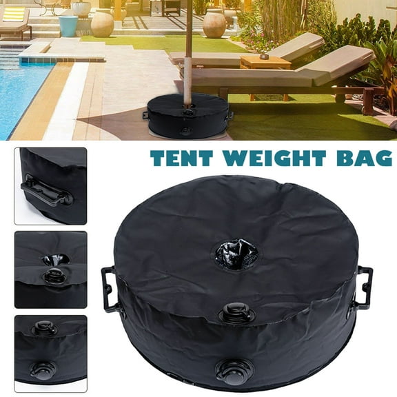 RZVNMKO Heavy Duty Parasol 0.89 lb Black Patio Umbrella Base Weight, Reusable