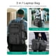 thumbnail image 2 of Bolsa para portátil BAGSMART 3 en 1, repelente al agua, 17.3 pulgadas, para hombre, negra, 2 of 6