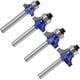 thumbnail image 3 of 4pcs Round-over Router Bit Set, 1/8-inch Radius Round Over Edge Forming Router Bit 1/4-inch Shank, 3 of 5