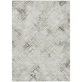 thumbnail image 2 of Addison Rugs Chantille Indoor/Outdoor Transitional Squares Taupe Washable Rectangle Rug, 9' x 12', 2 of 6