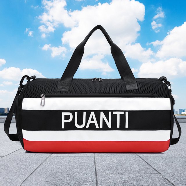 Fitness Bag Oxford Bolsas de gimnasio portátiles de gran capacidad para hombres y mujeres, color negro FLhrweasw Nuevo