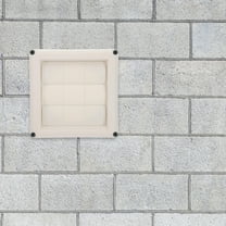 Niceauty vent caps Dryer Vent Cover Plastic White 1Pcs