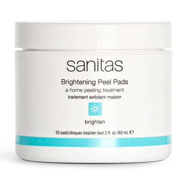 50 almohadillas exfoliantes Sanitas Skincare Brightening