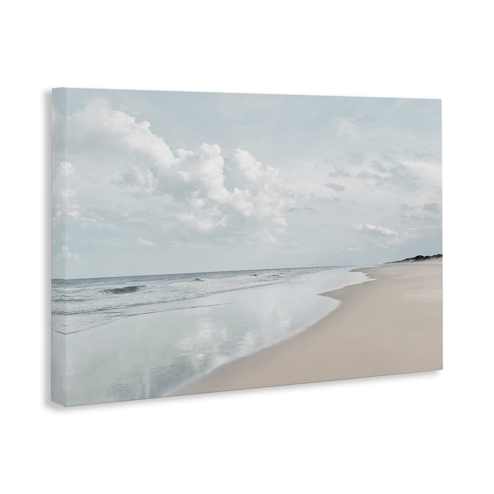 Stupell Industries Endless Beach View Nautical & Beach Photography Wrapped Canvas Art Print Wall Art, 30 x 20