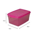 thumbnail image 4 of Caja Organizadora Polycar Multiusos Traslucido Rosa 38 Litros, 4 of 4