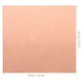 thumbnail image 2 of SHINYPASING Copper Sheet Metal Pink Plate for Craft Practical Use in Crafts and DIY Projects, 2 of 8