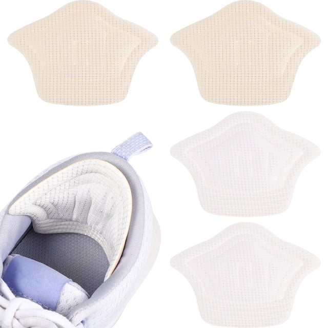 FELTECHELECTR 2 pares de protectores de talón autoadhesivos para zapatos, almohadillas para el talón, para mujeres y hombres.