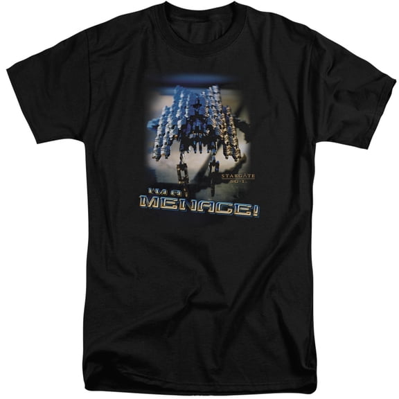 Sg1 Menace Adult Tall T-Shirt Black