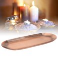 thumbnail image 4 of Large Storage Tray 430 Stainless Steel Aromatherapy Candle Tool Tray OrganizerRetro Red Copper, 4 of 8