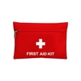 thumbnail image 1 of Mini First Aid Kit, 55 Pieces Small First Aid Kit - Includes Emergency Foil Blanket, Scissors for Travel, Home, Office, Workplace & Outdoor (Red), 1 of 5