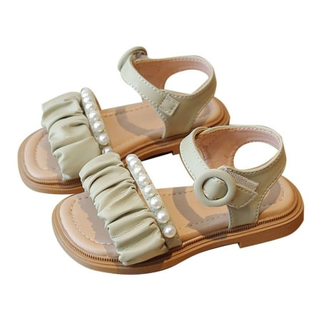 

Toddler Girls Green Casual Sandals 6 Years-7 Years
