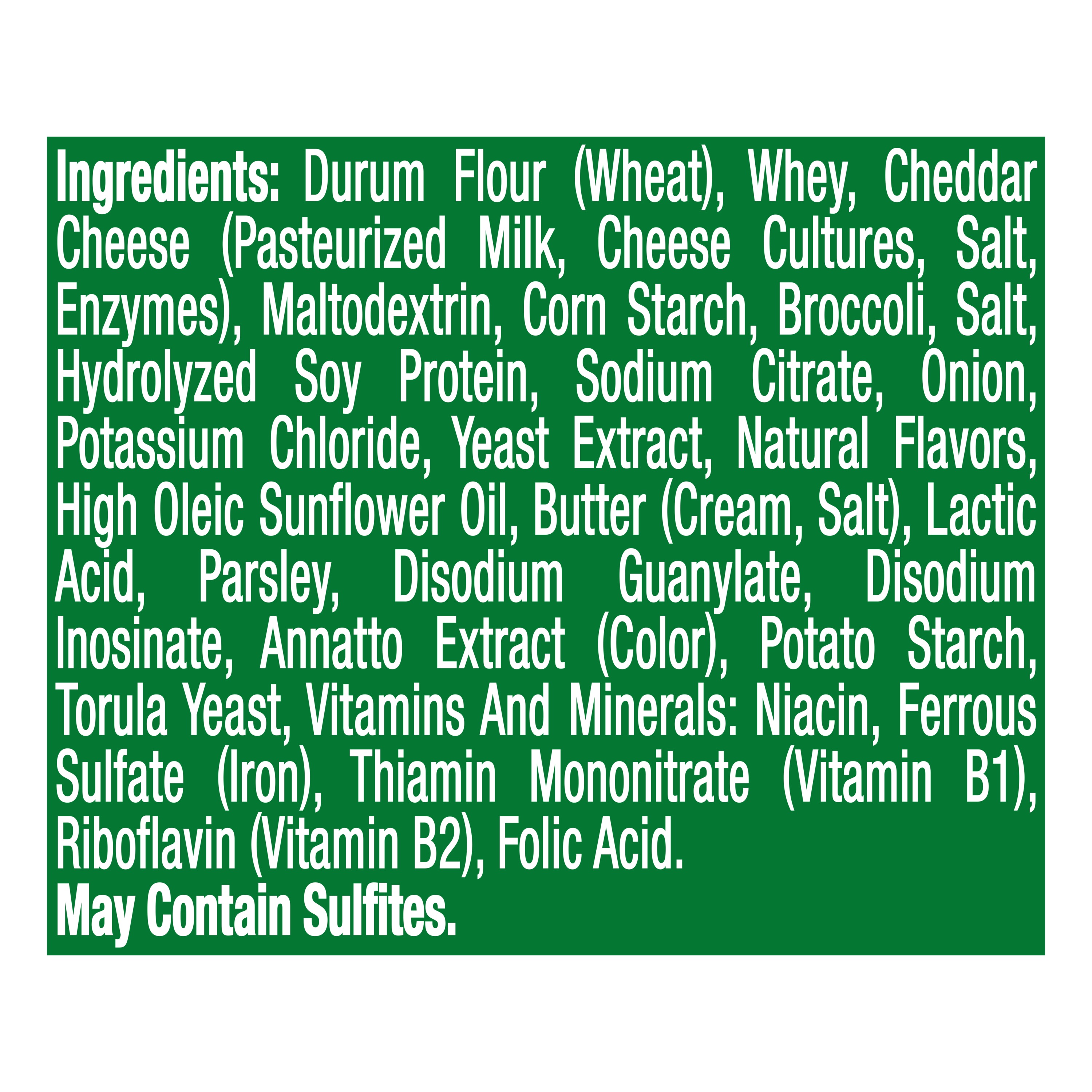 Knorr Pasta Sides Cheddar Broccoli Fusilli Made with No Artificial Flavors, 4.3 Oz Pouch