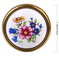 thumbnail image 4 of MasteelfCA 4pcs Ceramic Door Knobs Flower Printing Pull Handle Country Style Drawer Knobs DIY Cabinet Handle, 4 of 7