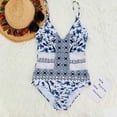 thumbnail image 4 of ICHUANYI Clearance Womens One Piece Monokini Swimwear Bikini Beach Bathing Suit Padded Beachwear(White, S) Ichuanyi Ichuanyi, 4 of 5