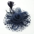 thumbnail image 3 of MSJUHEG Hair Ties Headbands For Women Fascinators For Women Tea Party Headband Hat Mesh Feathers Hair Clip For Wedding Cocktail And Church Hair Bands Black One Size, 3 of 4