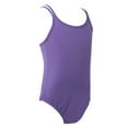 thumbnail image 5 of Kaerm Kids Girls Sleeveless Crisscross Shoulder Straps Ballet Leotard,Size 3-14Yeara Purple 5-6, 5 of 7