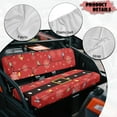 thumbnail image 4 of Yuyamidu Colorful Lights UTV Seat Covers Snowflake UTV Seat Cover for Kawasaki Mule 3010 3020 4010 2003-2013, Protection Accessories, Red Christmas Decor, 4 of 6