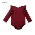 thumbnail image 1 of Maoww Bébé Rampant Garçon Pantalon en Coton à Manches Longues, Rouge Vin, 70cm, 1 of 8