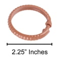 thumbnail image 3 of Burgundy 12 Piece Premium Plastic Shower Curtain Hooks Rings Round 2.25" Inches, 3 of 3