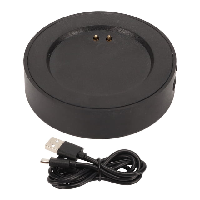 Cargador magnético para reloj inteligente, Cable de carga de repuesto, base de carga USB para Realme Watch T1, color negro