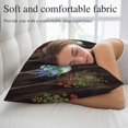 thumbnail image 5 of Spring Floral Throw Pillow Covers, Wooden Flowers Elegant Pastoral Botanical Soft Breathable Pillow Cases with Invisible Zipper, King Size Pillowcases for Couch Bed Sofa Chair 20x36 Inches, 5 of 9