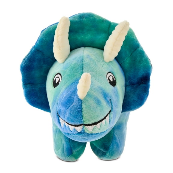 Small Triceratops Plush, Blue, 6", Valentine's Day by Way To Celebrate