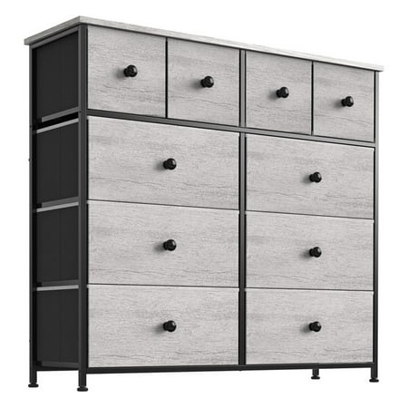 REAHOME 10 Drawer Steel Frame Bedroom Storage Organizer Dresser