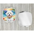 thumbnail image 4 of Coton de Tulear Luau Compact Mirror 2.75 in x 3 in, 4 of 4