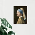 thumbnail image 3 of Johannes Vermeer Girl With a Pearl Earring Old Master Painting Portrait Unframed Wall Art Print Poster Home Decor, 3 of 4