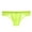 Mint Green Underpants for Men, variant on Mens Ice Silk U Convex Thongs See-Through Briefs Bikini Briefs