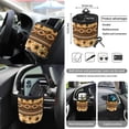 thumbnail image 5 of Renewold American Tribal Sunflower Car Seat Covers Full Set of 15, Steering Wheel Rearview Mirror Cover Seatbelt Pad Trash Bin Mount Sunglasses Holder Cup Holder Key Chain Auto Accessories, 5 of 7