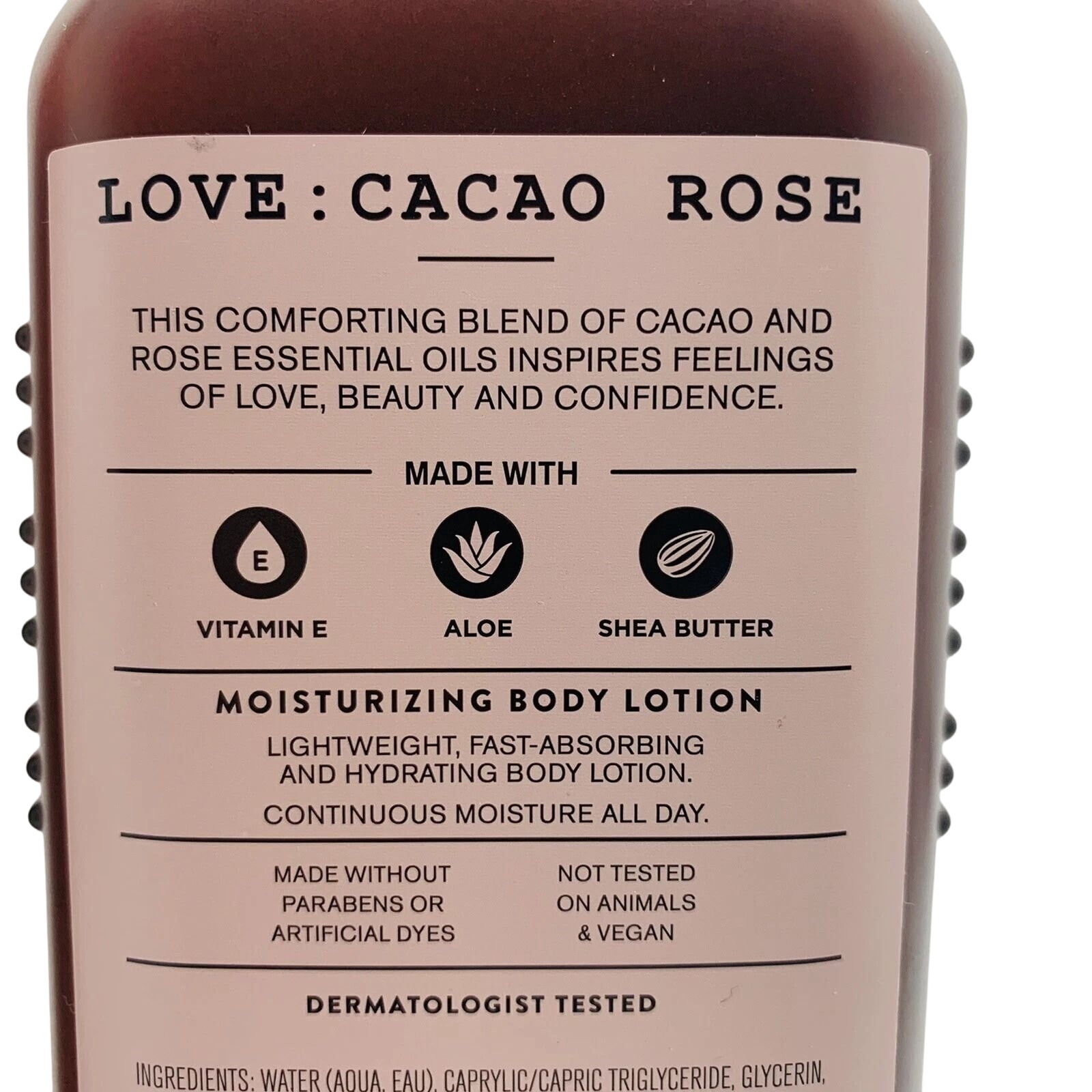 Bath and Body Works Love Cacao Rose Body Lotion (6.5 FL OZ / 192 mL) Aroma