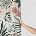 thumbnail image 3 of GOSMITH Jungle Pattern Exotic Tropical Summer Graphic Shower Curtain White, 3 of 7