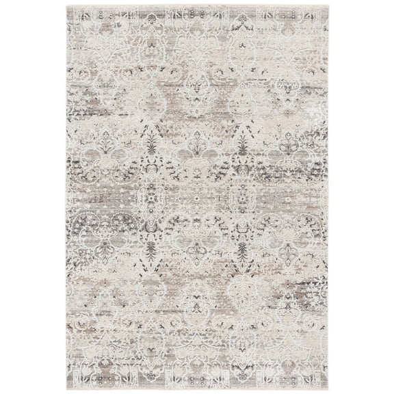 SAFAVIEH Mayflower Embla Medallion Area Rug, Beige/Grey, 4'5" x 6'5"