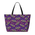 thumbnail image 2 of Disketp Carnival Masks and Beads Bolsa de Playa de Gran Capacidad, Bolso Impermeable y a Prueba de Arena para Mujer, Ideal para Playa, Piscina y Natación, 2 of 7