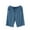 Blue, variant on Dolkfu Drawstring Men's Shorts Elastic Waist Sleepwear Solid Color Lounge Soft Pajama Shorts Men Lightweight Shorts,L