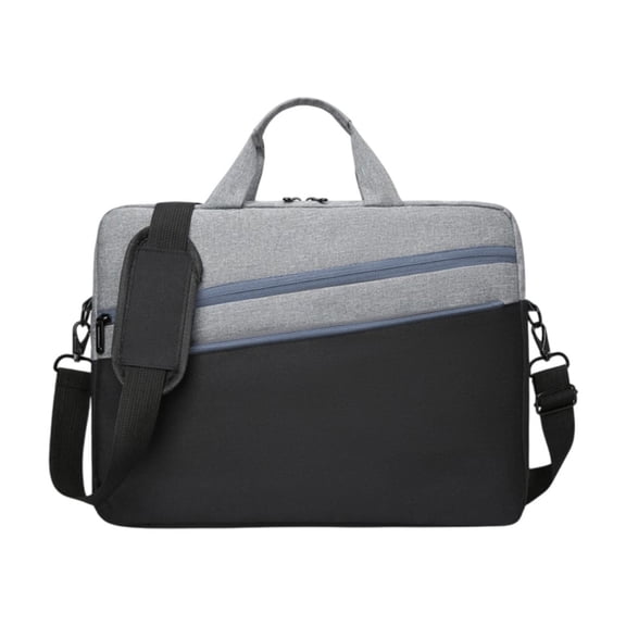 Black Oxford Cloth Laptop Bag Briefcase 156 Inch Shoulder Messenger Bag For Men Women Waterproof Business Computer Bag With Multiple Pockets Adjustable Strap In Black