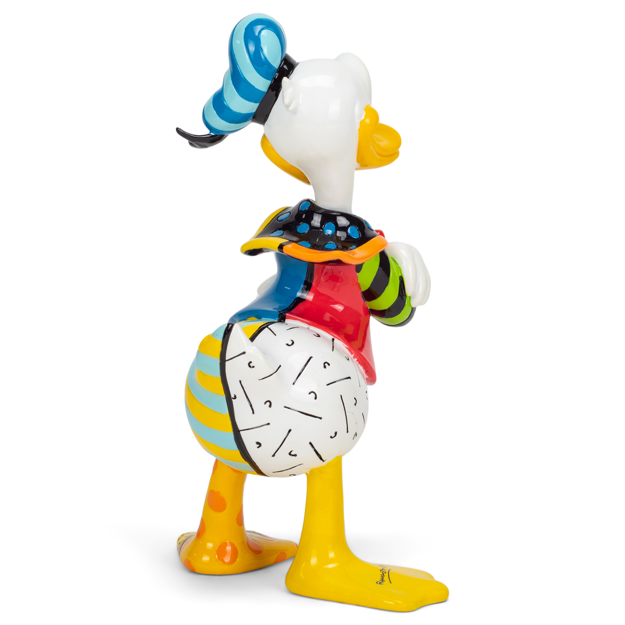 Enesco Disney by Romero Britto Donald Duck Figurine, 7.3 Inch