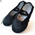 thumbnail image 6 of SPRING PARK Girls Canvas Ballet Shoes Ballet Slipper for Kids Women Yoga Shoes for Dancing, 6 of 7