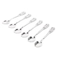 thumbnail image 4 of Silver Swan Dinnerware Set Swan Base Holder Teaspoon Cutlery Set Coffee Spoon Set for Coffee Fruit Desserts, 4 of 21