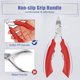 thumbnail image 4 of Ofertas únicas Cortaúñas para uñas gruesas, uñas encarnadas para hombres, personas mayores, cortaúñas encarnadas, color rojo, 4 of 7