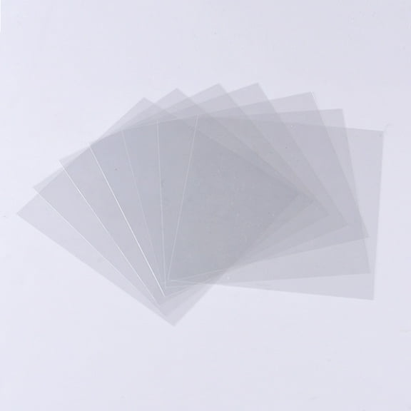 10pcs Clear Film Sheets PRT Film Sheets Sheet Packaging Materials for Box Clear Window DIY Crafts