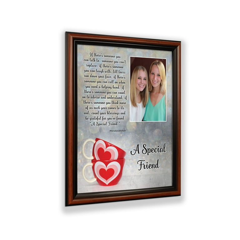 Best Friend Gifts, Birthday Gift for Best Friend, Friendship Gift for Women,  Thank You Gifts for Friends, Thinking of You Gifts for Friends Going Away,  A Special Friendship Picture Frame, 5003W 