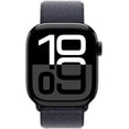 thumbnail image 2 of Restored Apple Watch Series 10 GPS + Cellular 46mm Jet Black Aluminum Case Ink Sport Loop - Open Box, 2 of 5