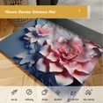 thumbnail image 6 of Btomtd 24"x16" Diatomite Three Dimensional Flower Doormat, Non Slip Quick Drying Floor Mat, Soft Washable Carpet and Area Rug for Bathroom and Foot Comfort, O, 6 of 6
